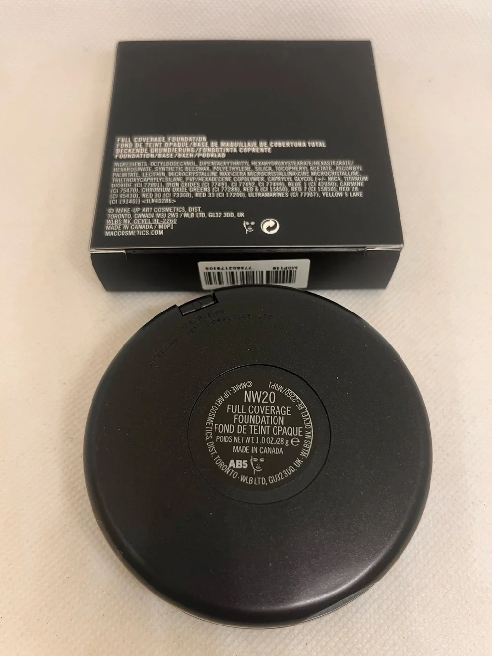 New MAC Full Coverage Foundation NW20